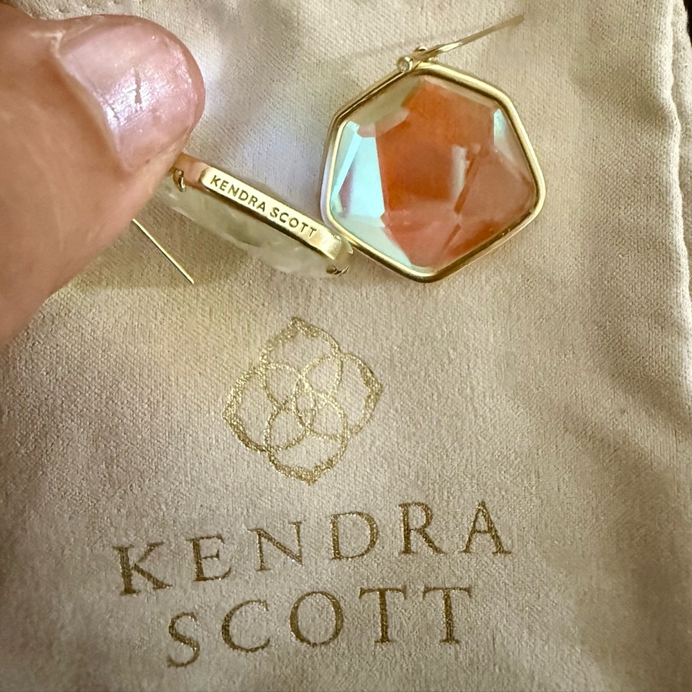 Kendra Scott Dichroic Glass Earrings - Picture 2 of 2